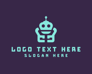 Bot - Gaming Robot Tech logo design