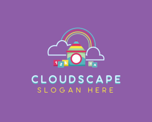 Clouds - Educational Kindergarten Learning logo design