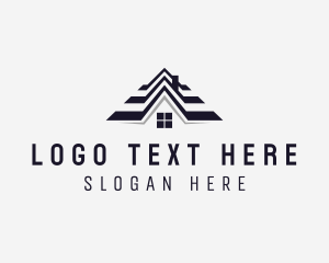 Residential House Roofing Logo