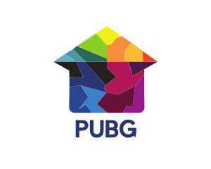 Painter - Colorful House Puzzle logo design