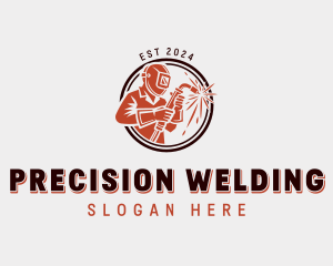 Industrial Welding Fabrication logo design