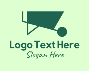 Green - Green Wheelbarrow Gardening logo design