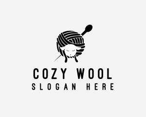 Sheep Wool Yarn  logo design