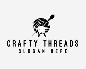 Sheep Wool Yarn  logo design