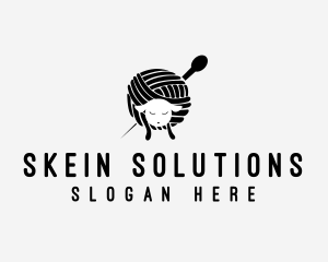 Skein - Sheep Wool Yarn logo design
