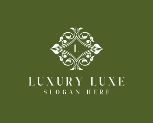 Luxury Floral Salon logo design