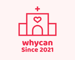 Cardiology - Red Heart Hospital logo design