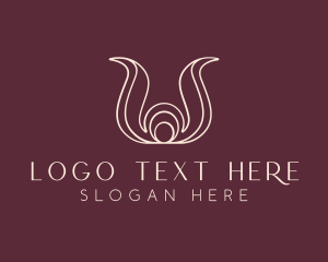 Calm - Stylish Boutique Letter W logo design