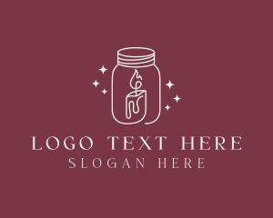 Scented - Decor Candle Jar logo design