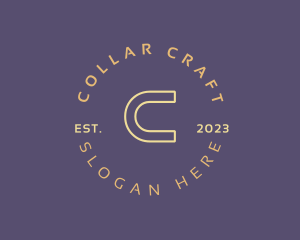 Retro Generic Business Circle logo design