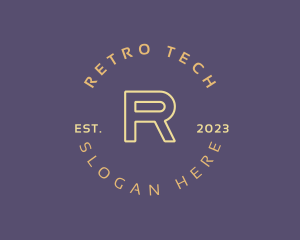 Retro Generic Business Circle logo design