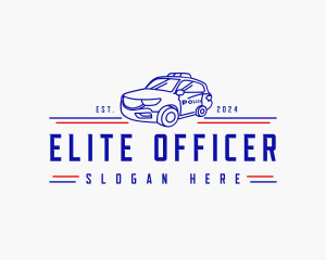 Officer - Police Patrol Car logo design