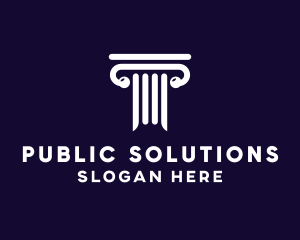 Government - Greek Pillar Financial logo design