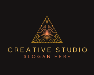 Pyramid Triangle Studio logo design