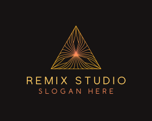 Pyramid Triangle Studio logo design