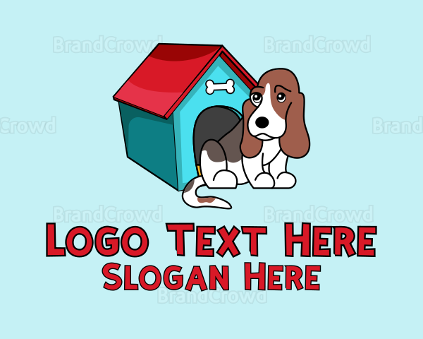 Dog Pet Kennel Logo