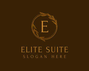 Classic Gold Wreath logo design