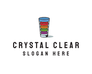 Glass - Glass Drink Vitamins logo design