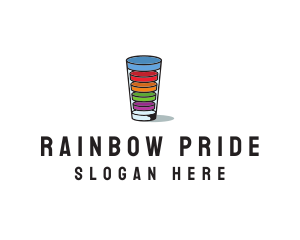 Gay - Glass Drink Vitamins logo design