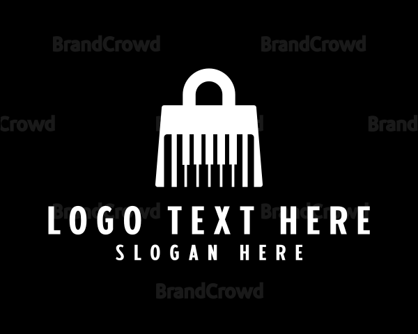 Piano Shopping Bag Logo