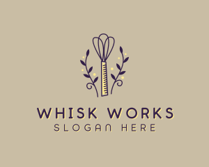 Baking Whisk Bakery logo design