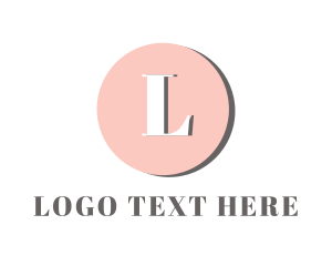 Feminine Beauty Lettermark Logo