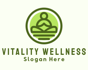 Healthy Lifestyle - Wellness Meditation Yoga logo design