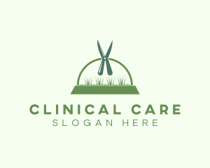 Garden Grass Shears logo design