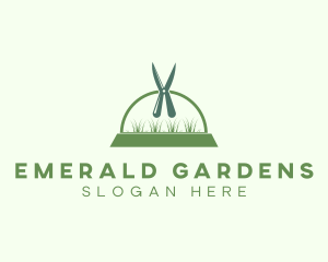 Garden Grass Shears logo design