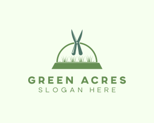 Garden Grass Shears logo design