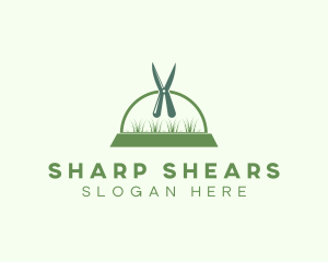 Garden Grass Shears logo design