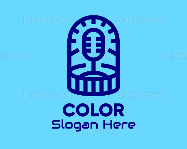 Blue Microphone Podcast Logo