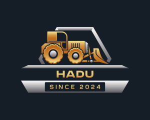 Machinist - Bulldozer Industrial Construction logo design