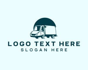 Parcel - Logistics Delivery Van logo design