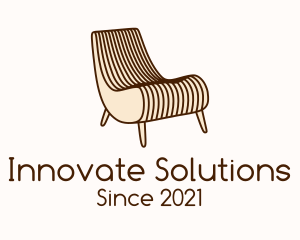 Furniture Shop - Wooden Patio Chair logo design