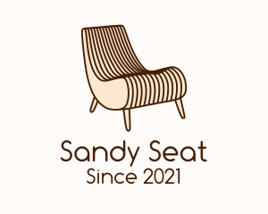 Wooden Patio Chair logo design