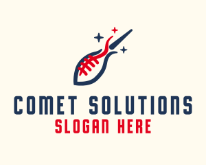 Comet - Sports Football Meteor logo design