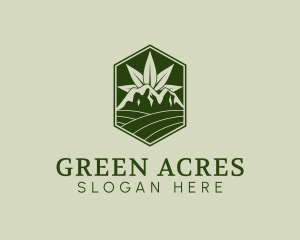 Agricultural - Agricultural Marijuana Farm logo design