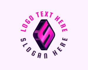 Letter S - Digital Cyber Gaming logo design