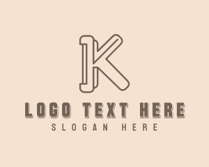 Letter K - Brand Agency Letter K logo design