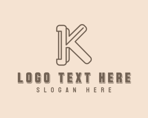 Business - Brand Agency Letter K logo design