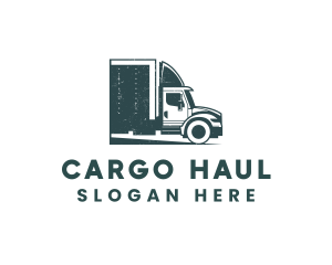 Cargo Truck Logistics logo design