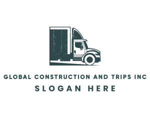 Trailer - Cargo Truck Logistics logo design