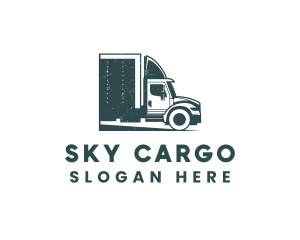 Cargo Truck Logistics logo design