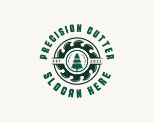 Cutter - Saw Tree Cutter logo design