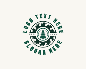 Saw Tree Cutter Logo