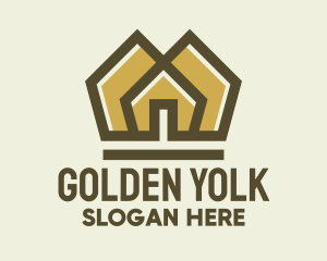 Golden Home Construction logo design