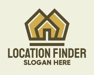 Golden Home Construction logo design