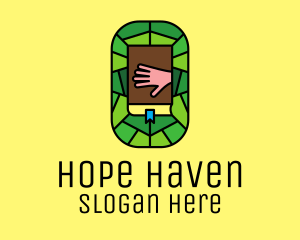 Stained Glass - Stained Glass Bible Church logo design