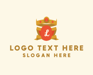 Shield - Kingdom Regal Crown logo design